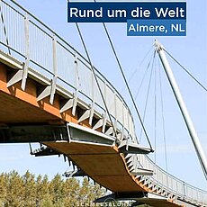 Ein geschwungener Pfad mit traumhafter Aussicht – unsere Pylonbrücke in Almere! ✨ Neben unseren wunderschönen Brücken in...