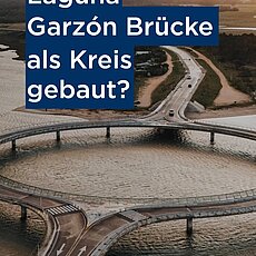 Habt ihr so etwas schon mal gesehen? Bei unserem heutigen Brückenquiz reisen wir virtuell nach Uruguay 