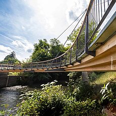 #tbt The timber pylon bridge Engelskirchen was completed 5 years ago. The combination of a steel mast, timber girder and...