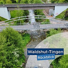 Heute blicken wir auf ein besonderes Projekt in Waldshut-Tingen zurück! Die 50 Tonnen schwere Neuwiesenbrücke aus Stahl ...