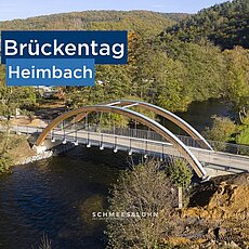 Donnerstag ist Brückentag – und heute befinden wir uns in Heimbach! Die 1959 erbaute Ruhrbrücke Raiffeisenplatz in Heimb...