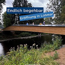 Freie Bahn in Lohmar! 🌉✨ Gestern kam es zum Lückenschluss in Naafshäuschen: Die neue Aggerbrücke steht und verbindet wi...