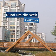 Im Jahr 2008 realisierten wir ein internationales Projekt in Seoul, Südkorea: den Bau von zwei Holzbrücken, bei dem Tech...